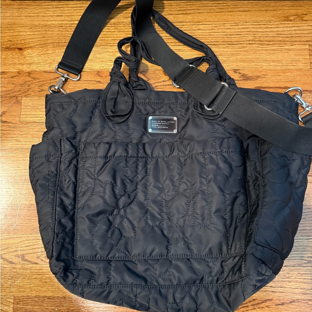 Marc By Marc Jacobs Black Quilted Tote